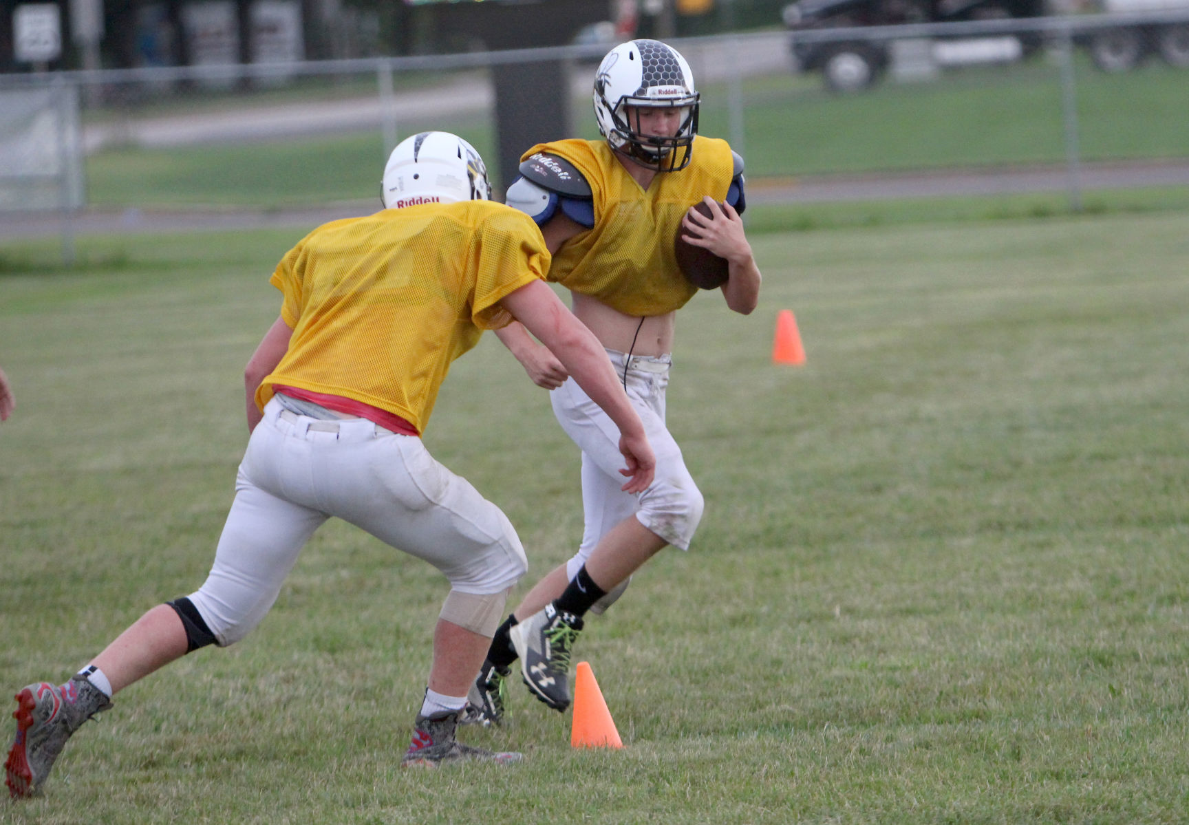 Cadott football practice 8-13-19